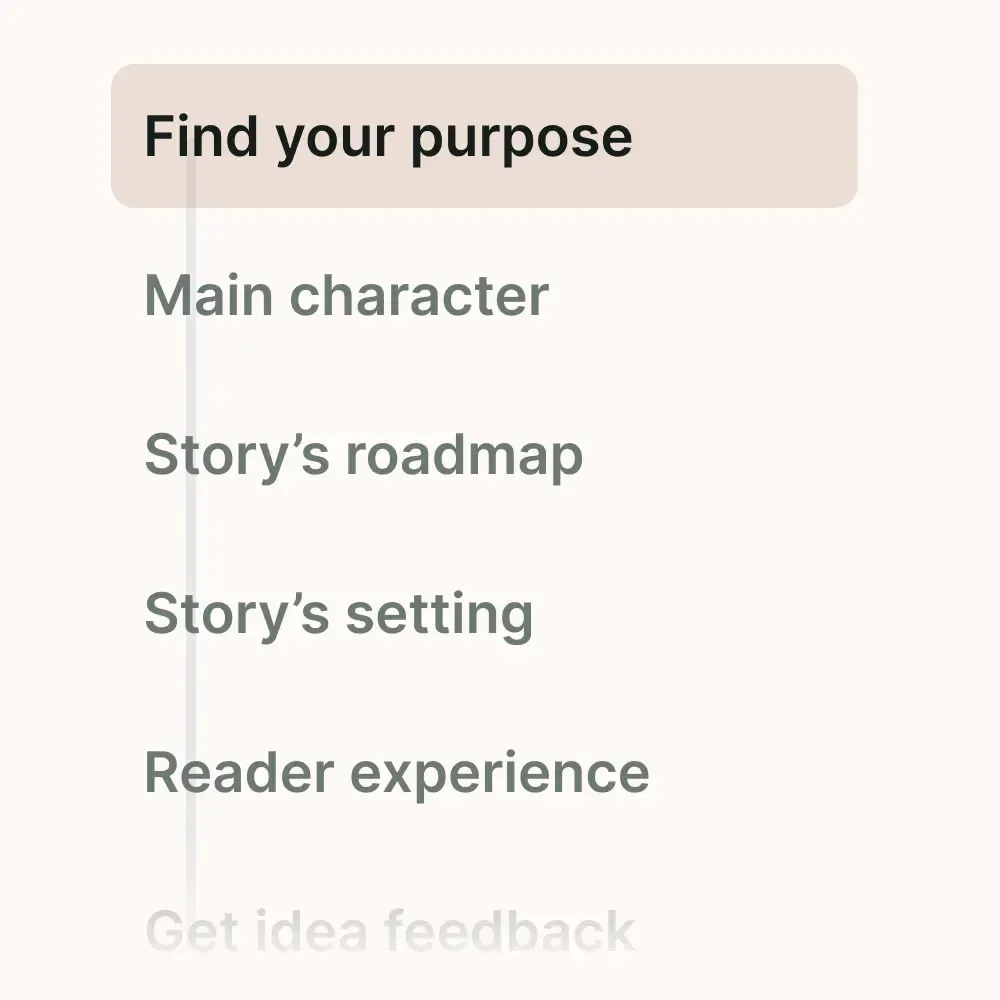 Shape your story