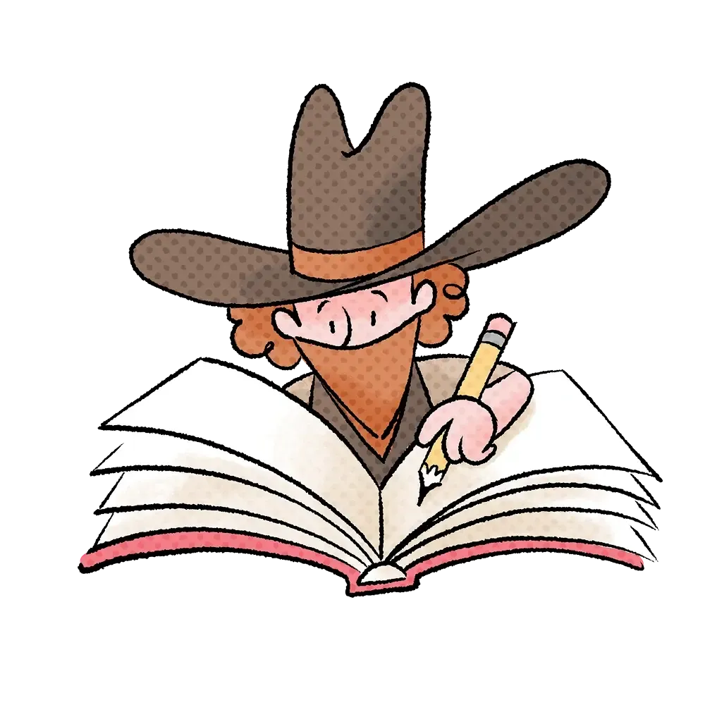 Cowboy writing