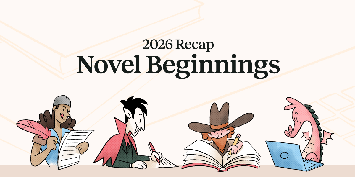Image saying 2026 Recap Novel Beginnings