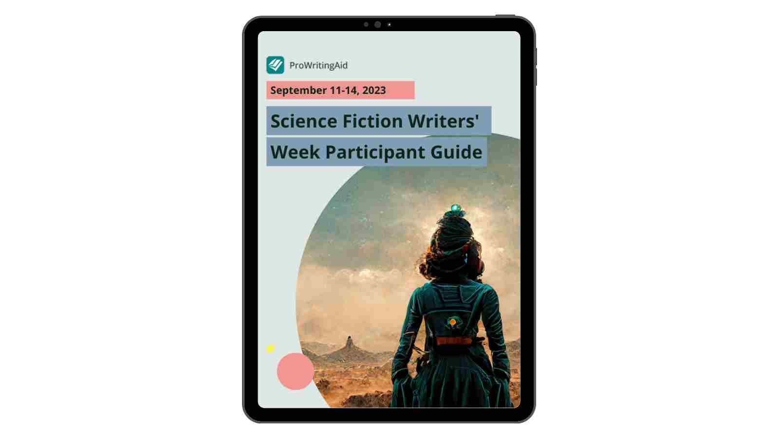 Science fiction writers' week participant guide mockup