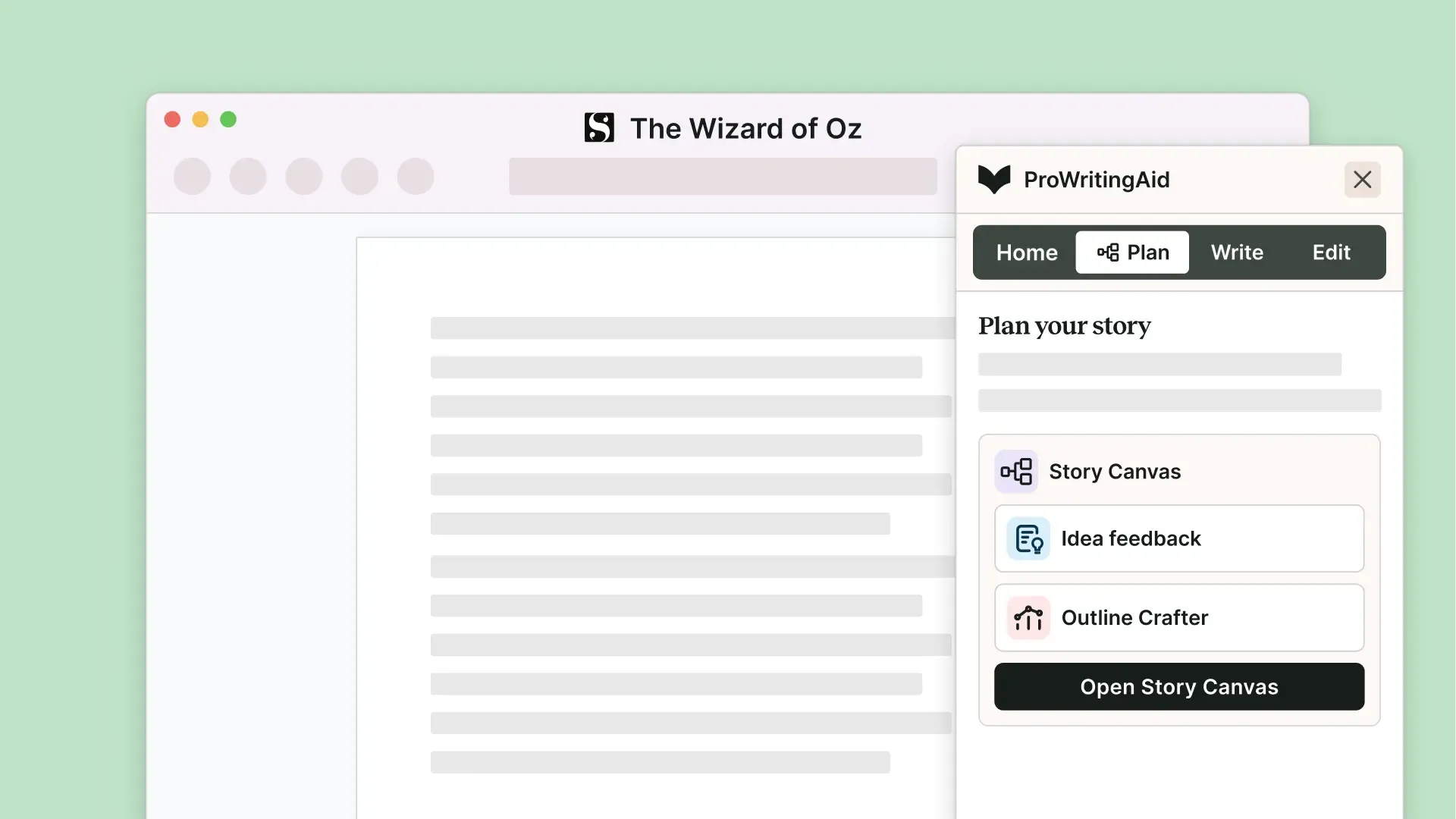 Story Canvas Scrivener