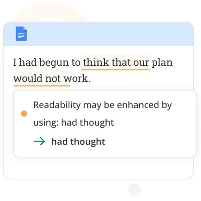ProWritingAid's Readability Suggestions