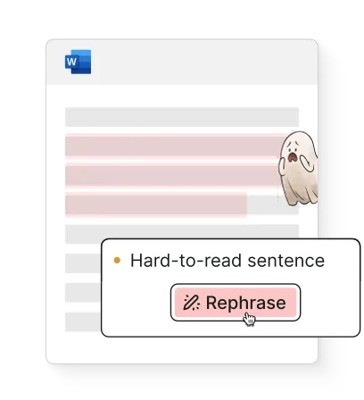 Product image hard-to-read sentence