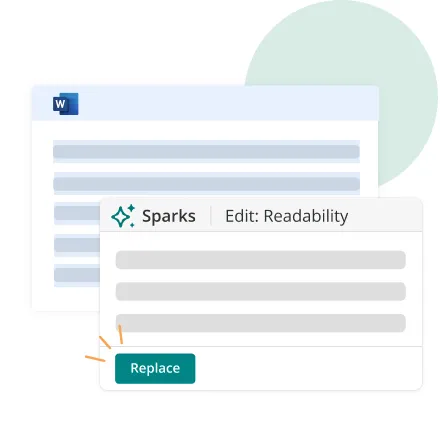 Sparks edit readability square