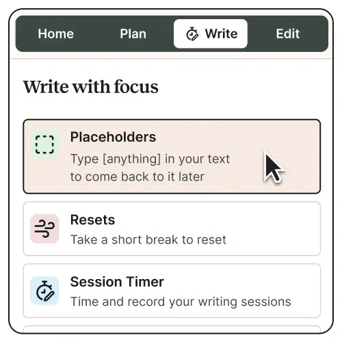 placeholders