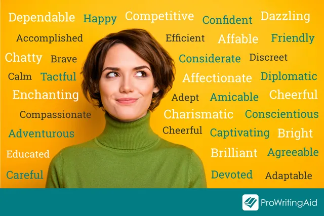 examples of positive adjectives to describe a person