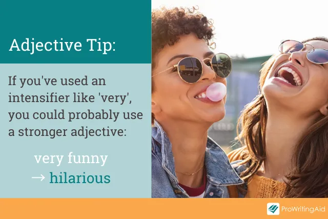 tips for using adjectives