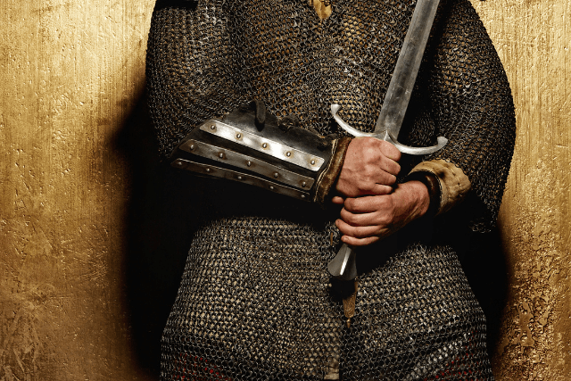 Image of Man holding sword