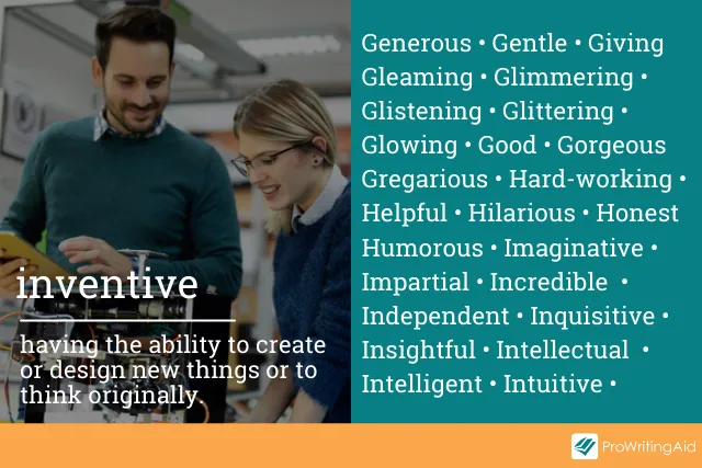 adjectives that can describe people