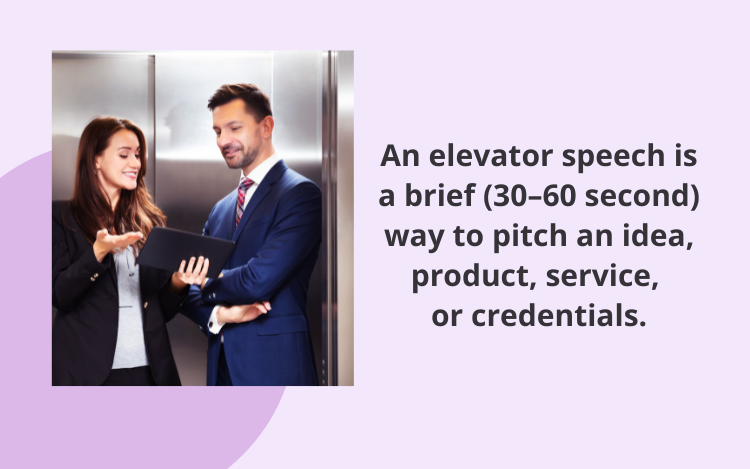 elevator speech definition