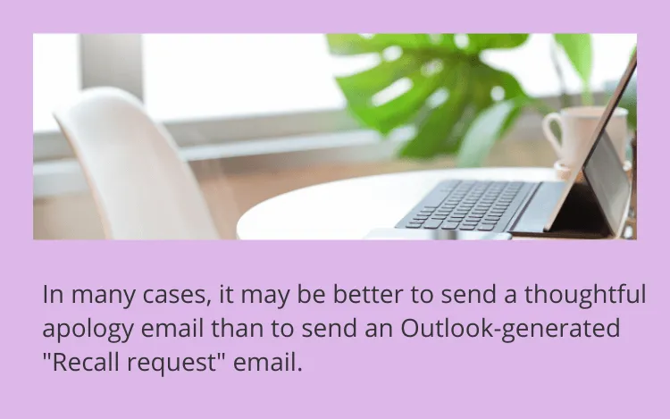 email recall tip
