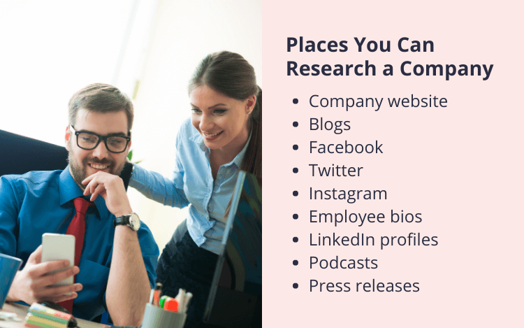 places you can research a company