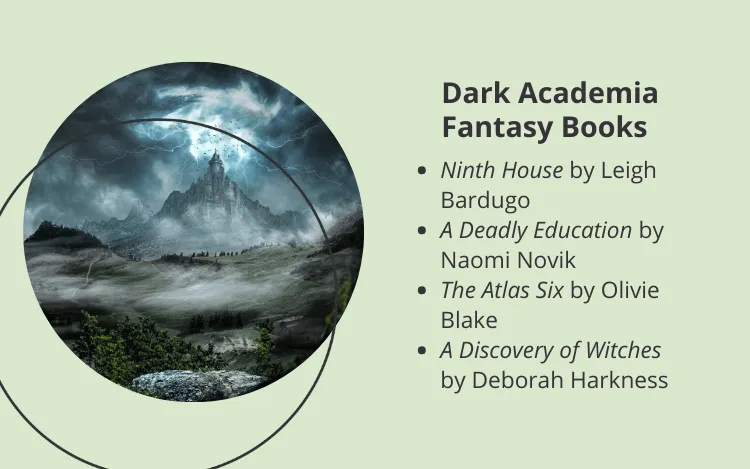 dark academia fantasy books