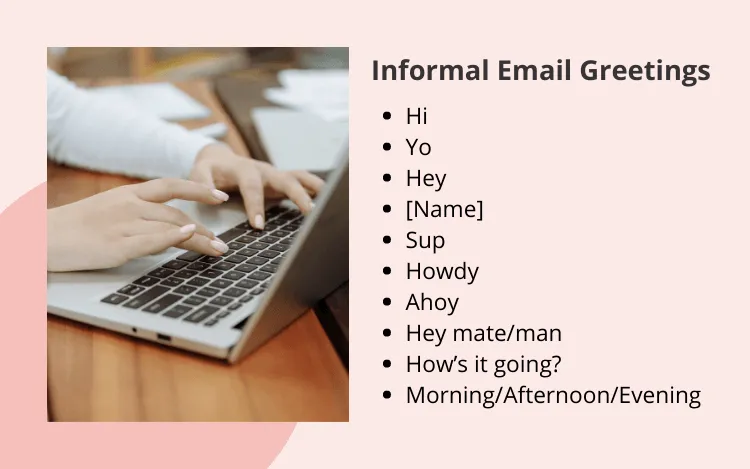 informal email greetings