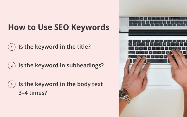 How to use SEO keywords