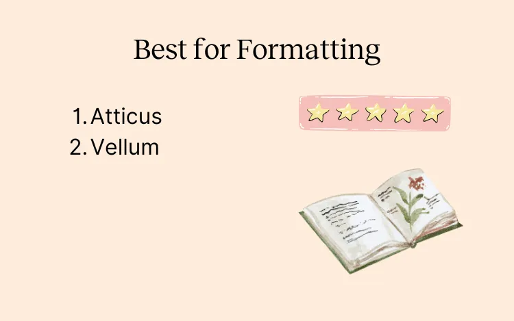 Image showing best tools for formatting books