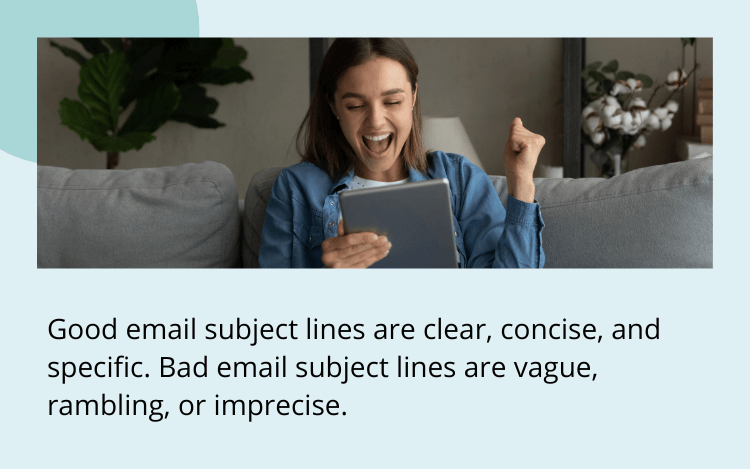 good vs bad subject lines