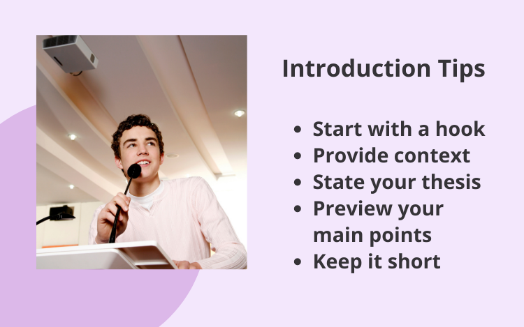 speech introduction tips