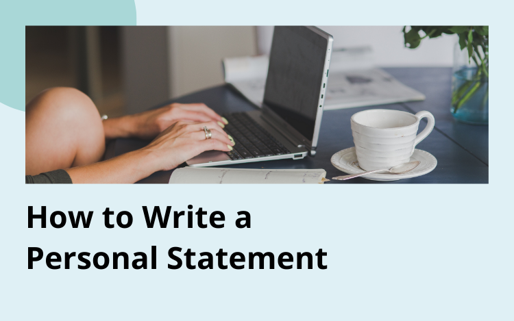 letter accompanying a personal statement informally