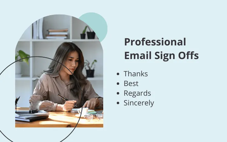 professional email sign offs