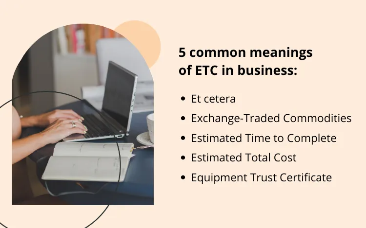 definitions of etc in business