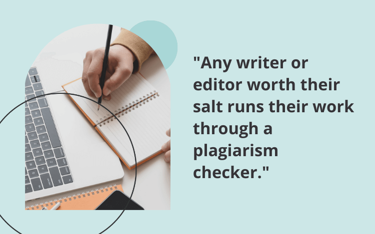 Any writer or editor worth their salt runs their work through a plagiarism checker.