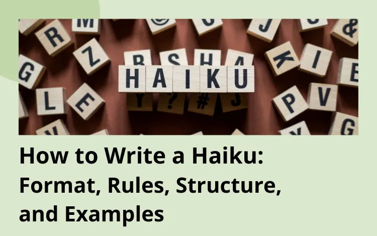 how to write a haiku