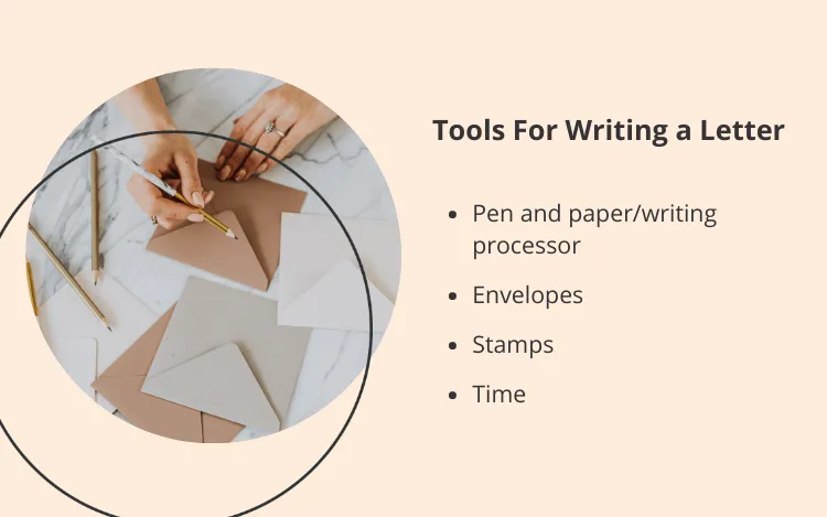 tools for writing a letter