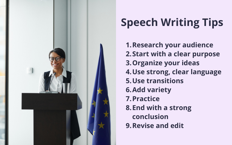 speech writing tips