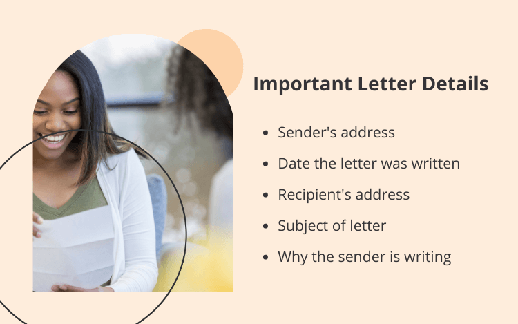 important letter details