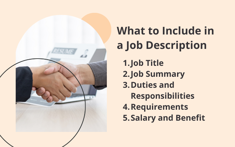 contents of a job description