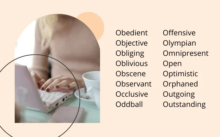 adjectives that start with O list