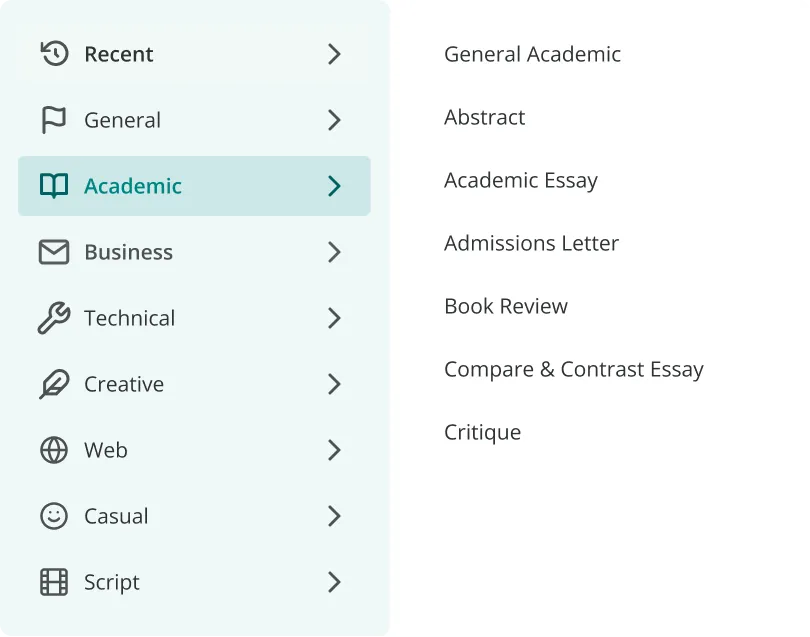 academic document type
