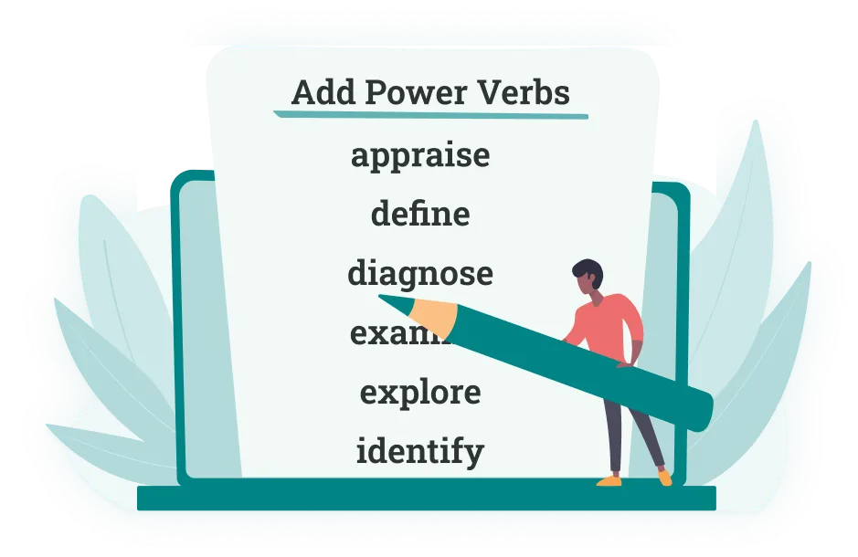 ProWritingAid illustration - power verb