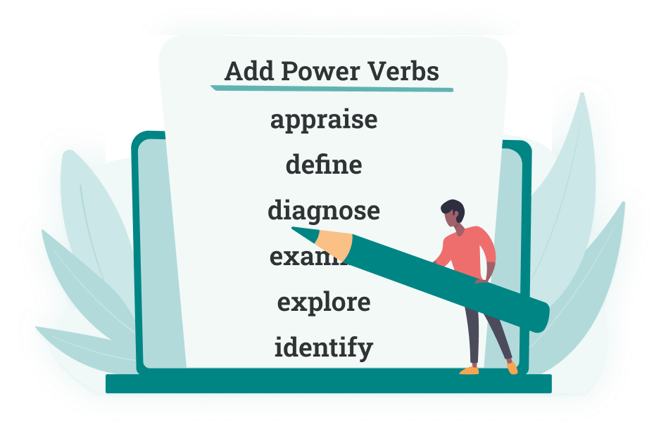 ProWritingAid illustration - power verb